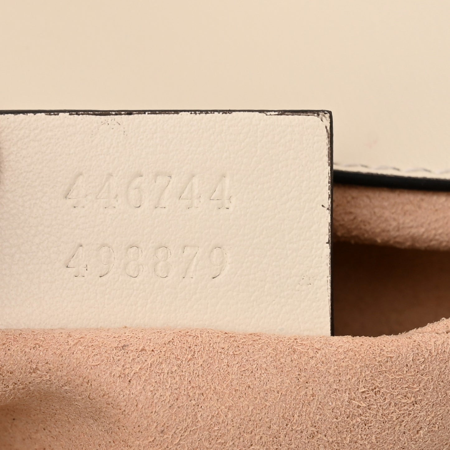 Calfskin Matelasse Mini GG Marmont Shoulder Bag White