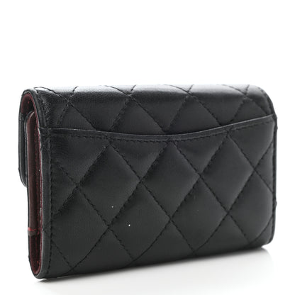 Chanel Lambskin Quilted 4 Key Holder Black 3 of 11