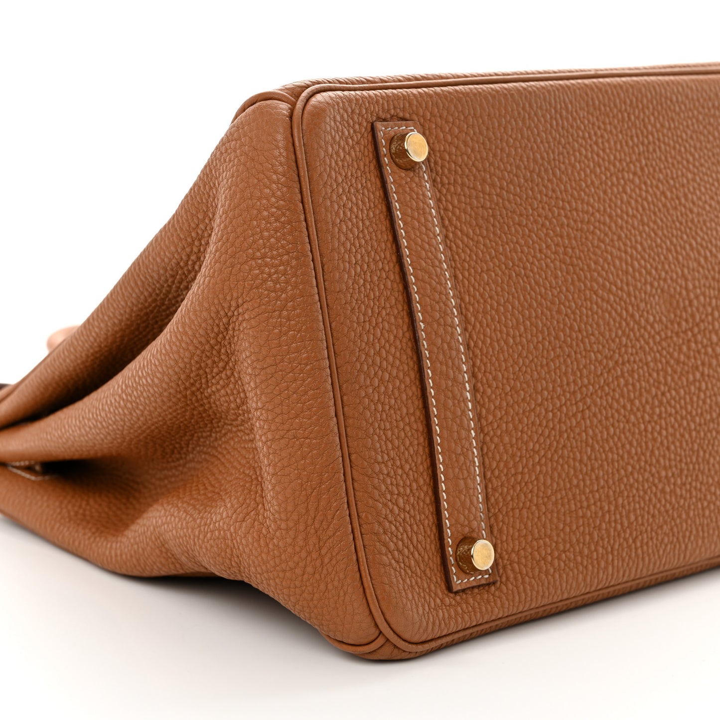 Taurillon Clemence Birkin 35 Gold