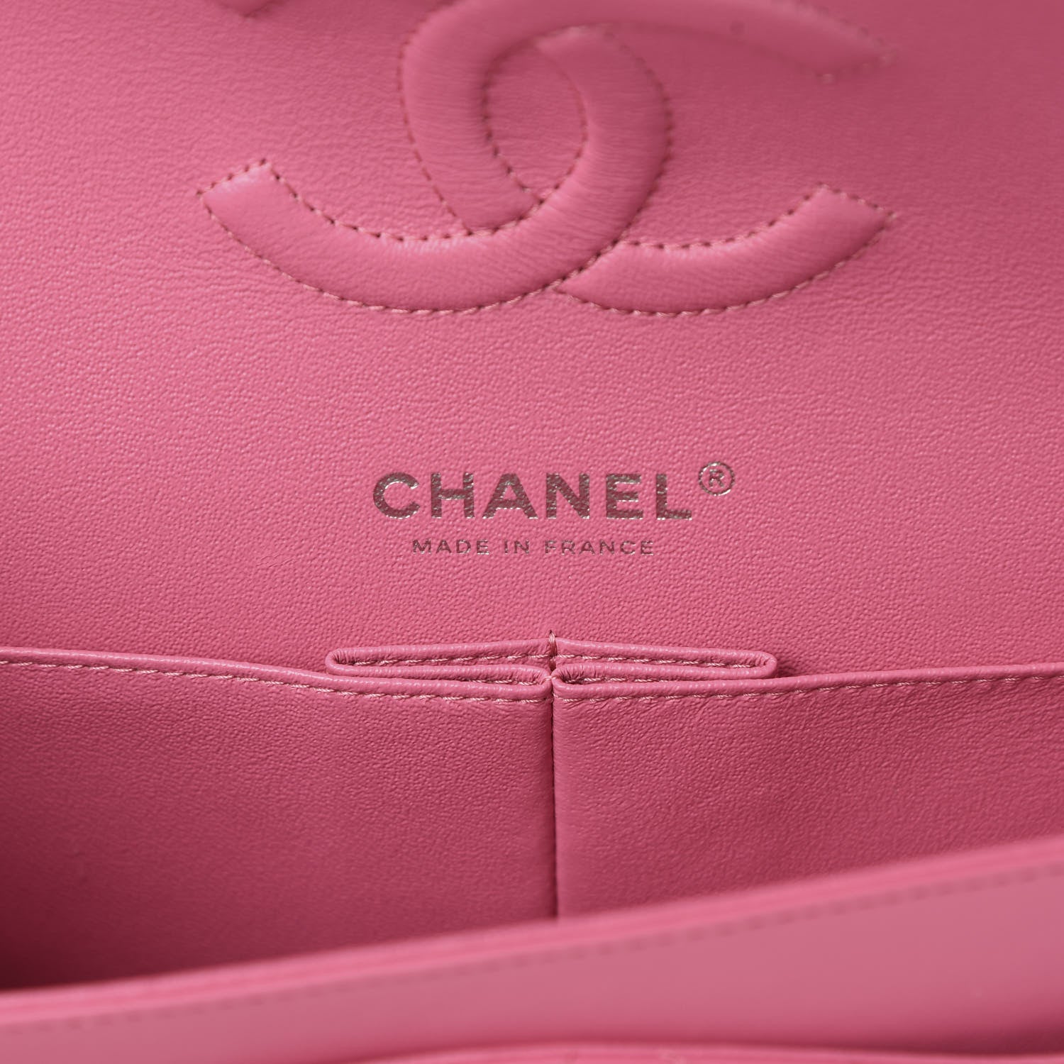 Chanel Lambskin Quilted Medium Double Flap Pink 5 of 13