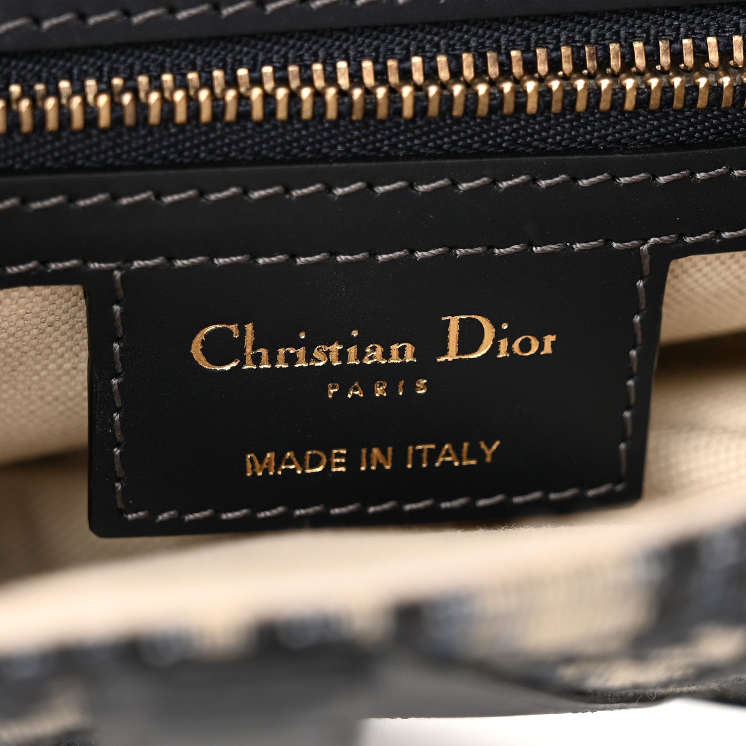 Christian Dior Oblique Saddle Bag With Strap Blue 6 of 11