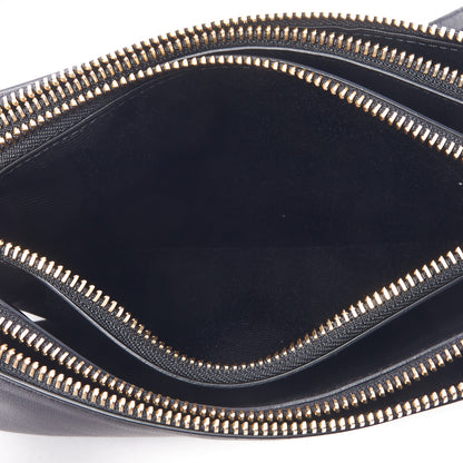 Celine Lambskin Small Trio Crossbody Bag Black 8 of 11
