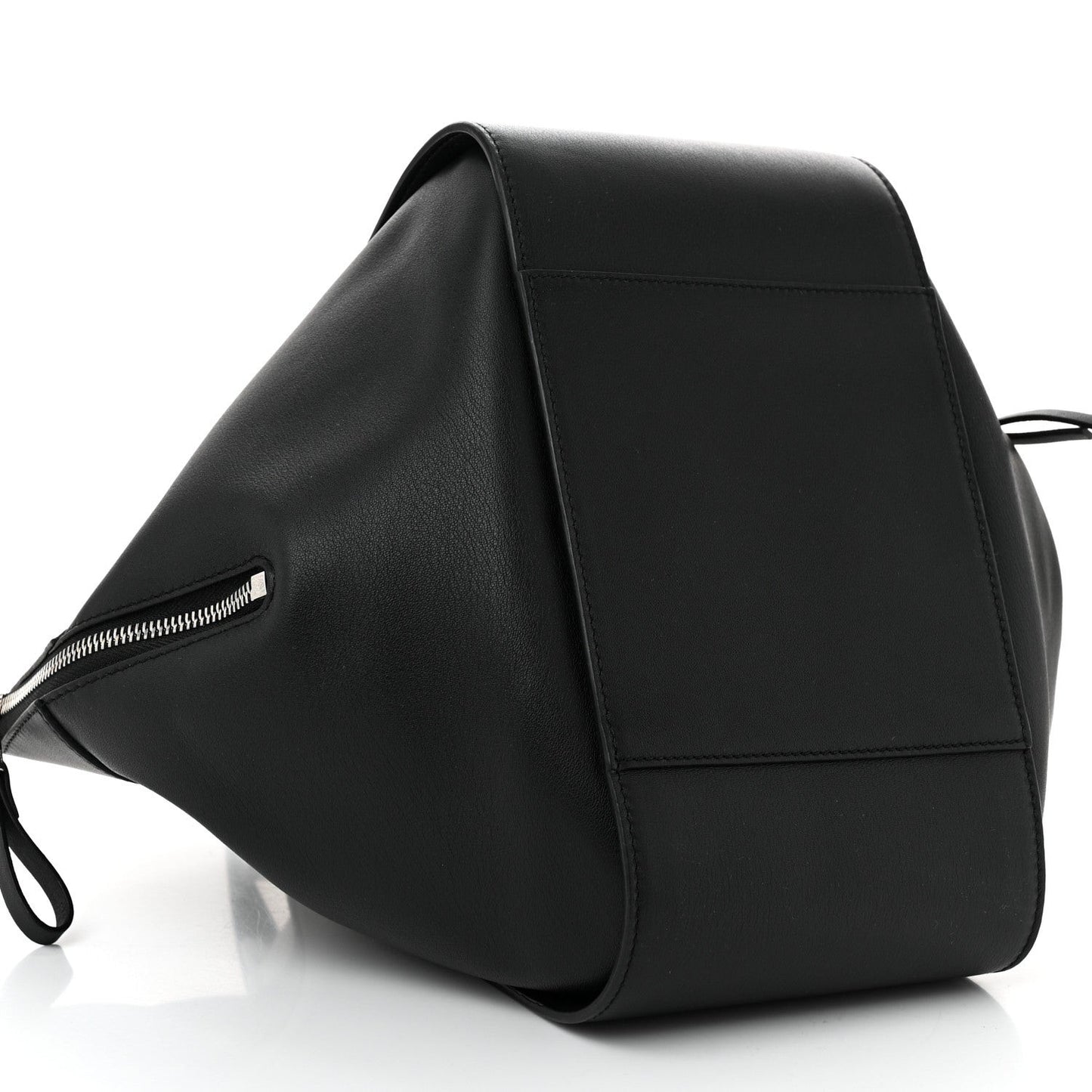 Calfskin Small Hammock Shoulder Bag Black