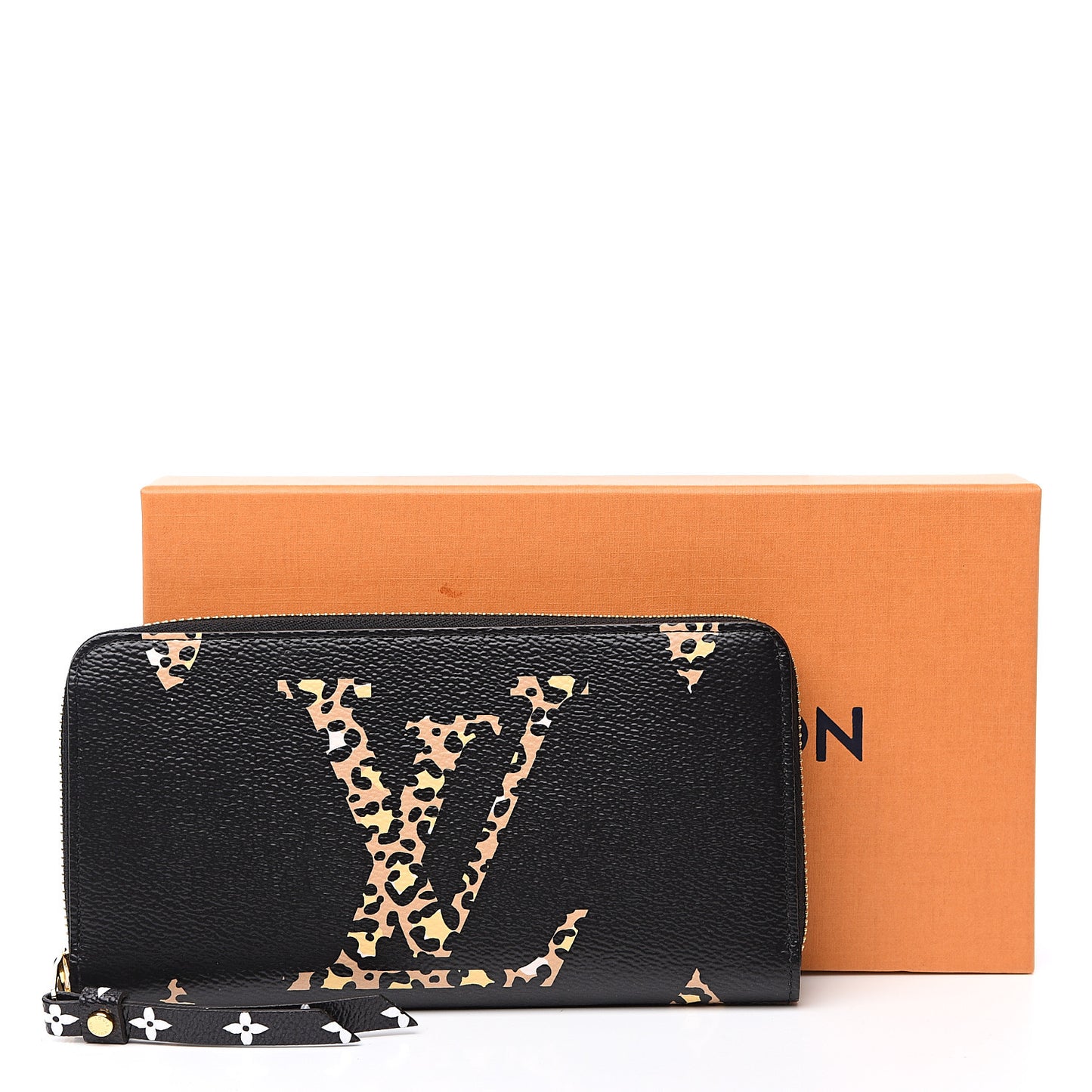 Monogram Giant Jungle Zippy Wallet Black