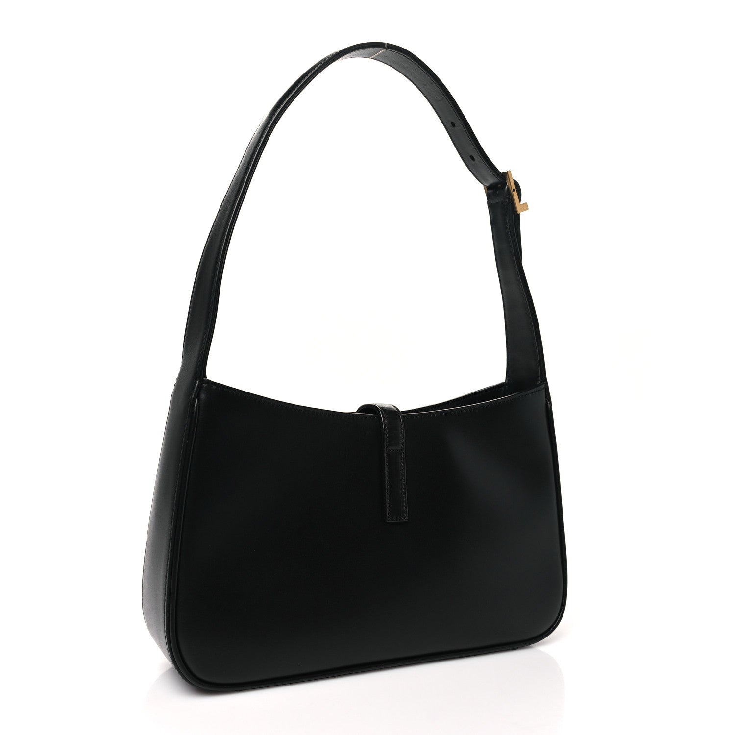Saint Laurent Smooth Calfskin Le 5 A 7 Hobo Black 2 of 11