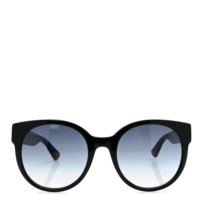 Gucci Acetate Round Sunglasses GG0035SN Black 2 of 7