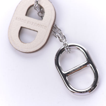 Hermes Swift O'Maillon Pendant Necklace White 5 of 7