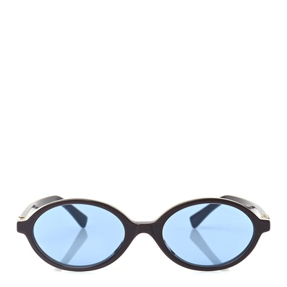 Miu Miu Acetate Oval Regard Sunglasses SMU04Z  Brown 2 of 7