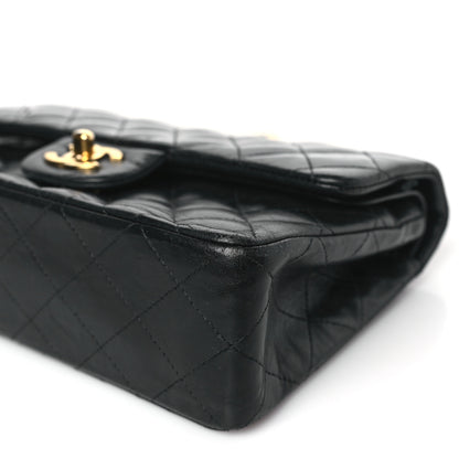 Chanel Lambskin Quilted Small Double Flap Black 8 of 9