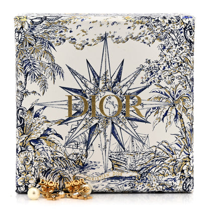 Christian Dior Pearl Crystal Dio(r)evolution Star Earrings Gold 5 of 5