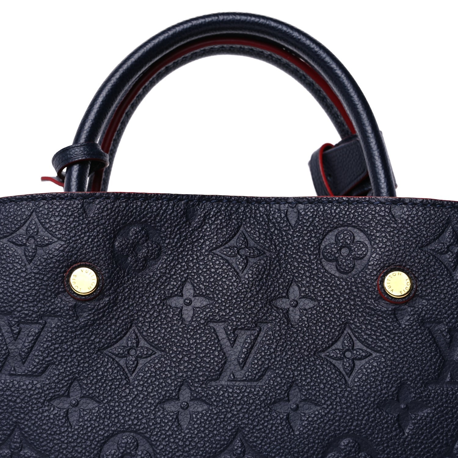 Louis Vuitton Empreinte Montaigne BB Marine Rouge 7 of 9