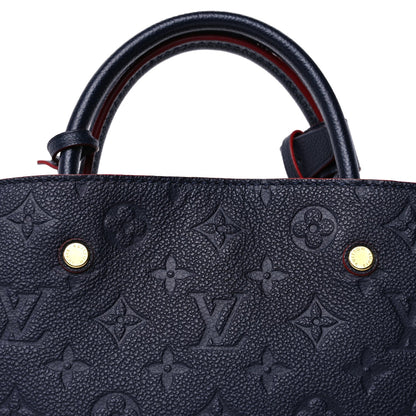 Louis Vuitton Empreinte Montaigne BB Marine Rouge 7 of 9