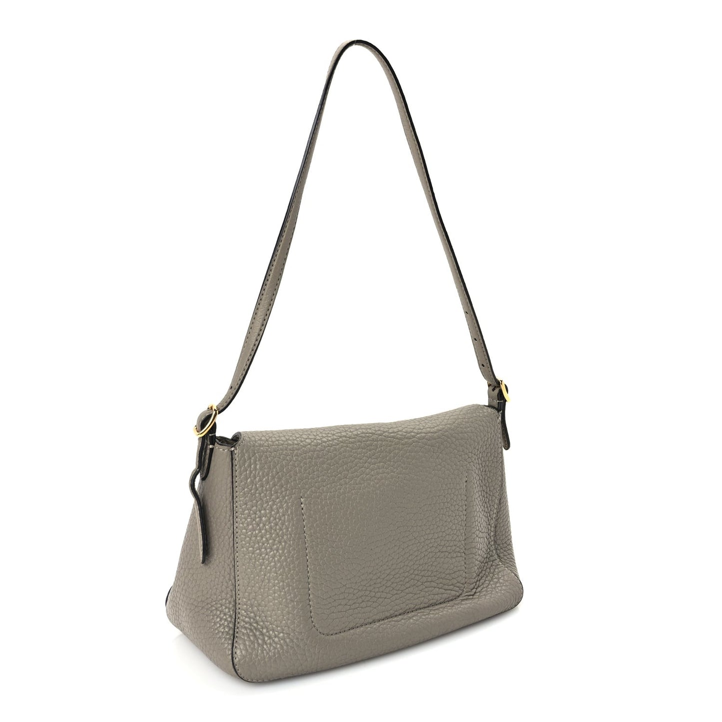 Heavy Grain Calfskin Mini Keeley Solid Grey