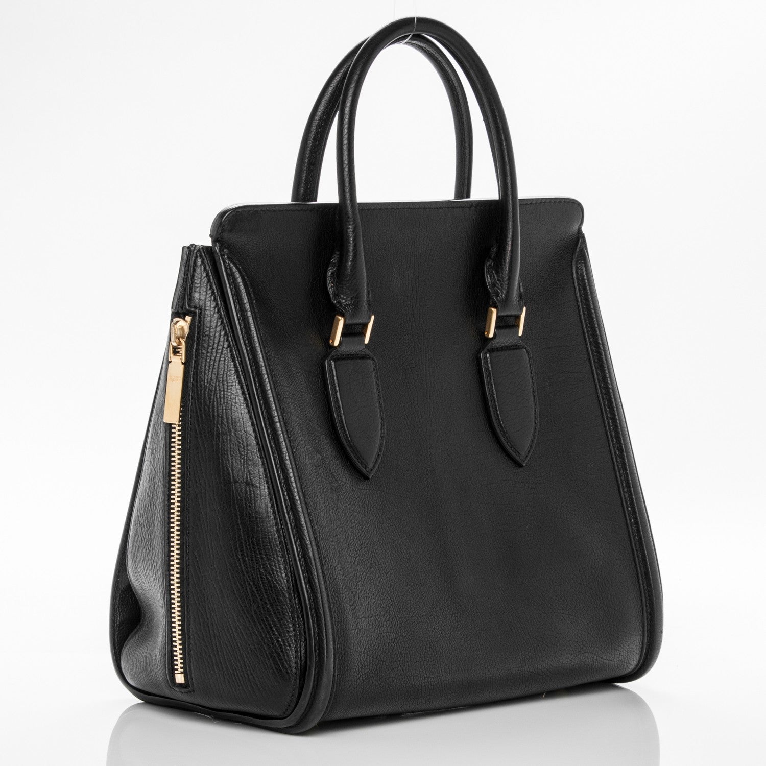 Alexander McQueen Calfskin Large Heroine Black 3 of 13