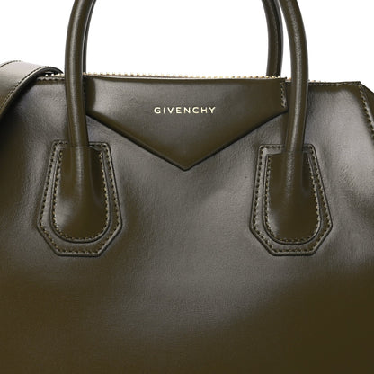 Givenchy Shiny Lord Calfskin Small Antigona Dark Khaki 6 of 8