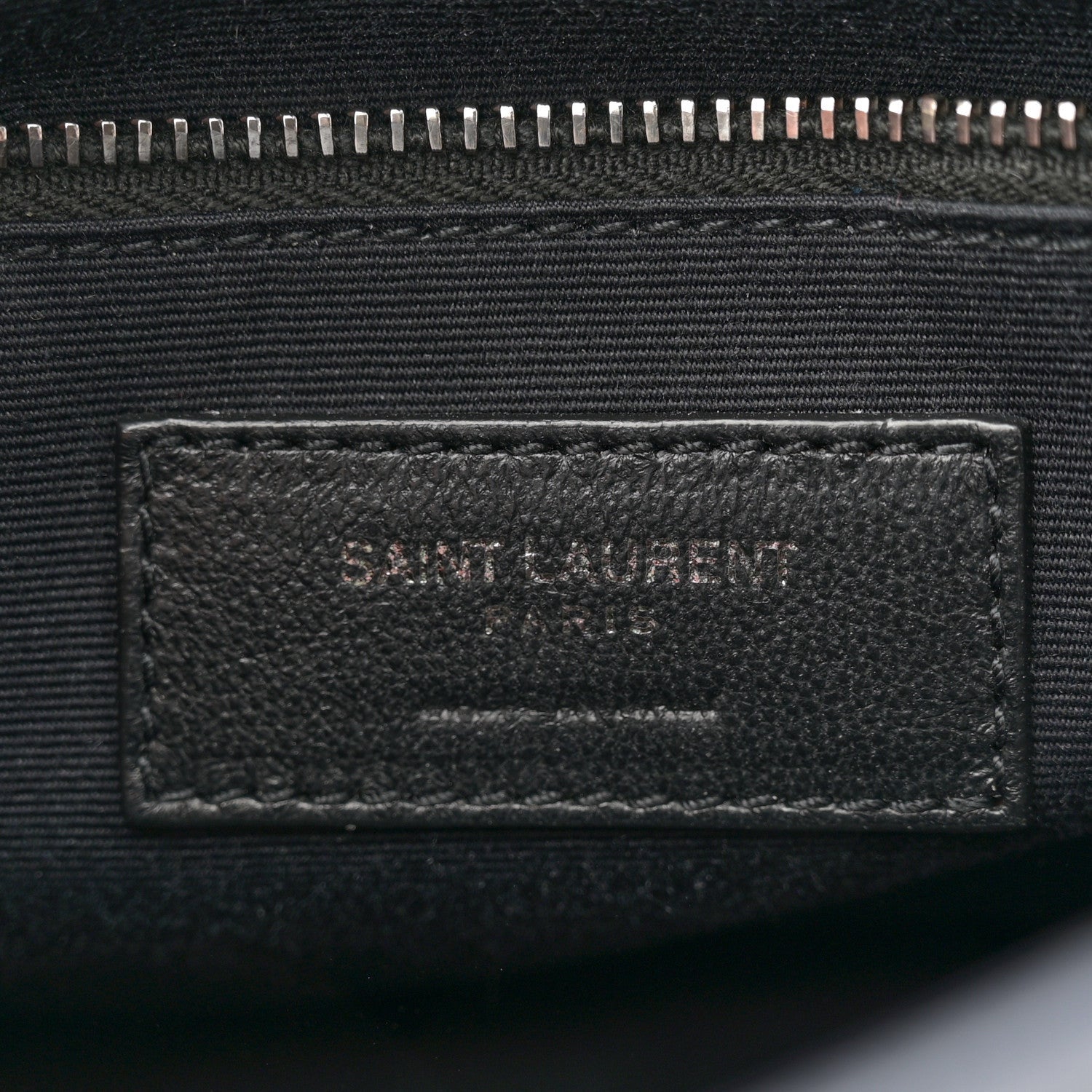 Saint Laurent Crinkled Calfskin Matelasse Monogram Niki Chain Wallet Deep Marine 6 of 7
