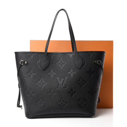 Louis Vuitton Empreinte Monogram Giant Neverfull MM Black 10 of 10