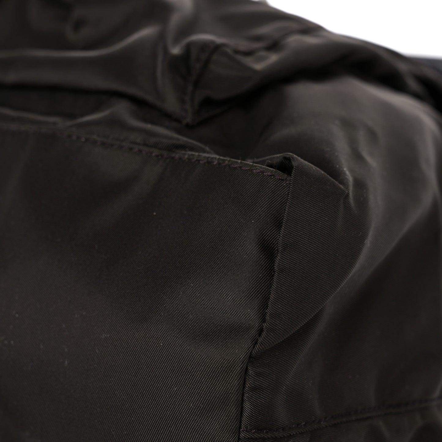 Nylon Vela Shopping Tote Ebano