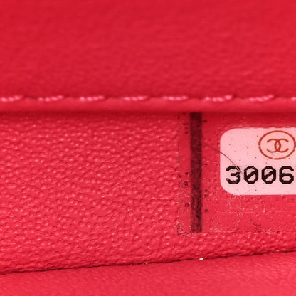 Chanel Lambskin Quilted Small Trendy CC Flap Dual Handle Bag Dark Pink 7 of 7