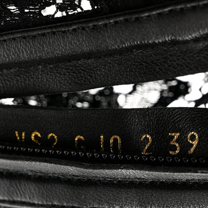 Valentino Garavani Lace Over The Knee Boots 39 Black 8 of 9