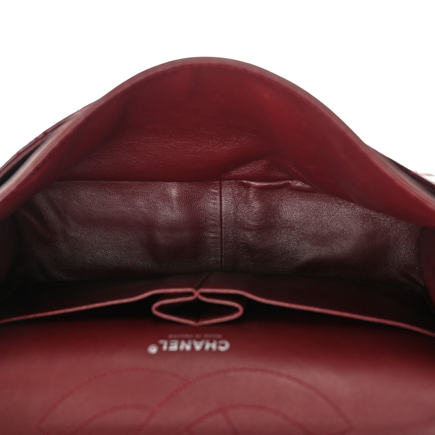 Patent Quilted 2.55 Reissue 227 Flap Light Burgundy