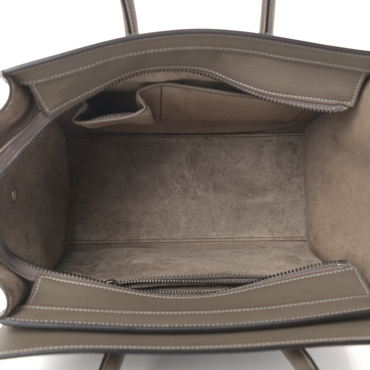 Drummed Calfskin Micro Luggage Souris