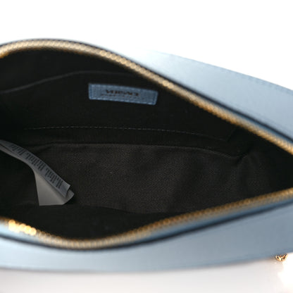 Versace Grainy Calfskin Virtus Small Camera Bag Blue 5 of 10