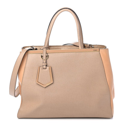 Fendi Vitello Elite Flamingo Regular 2Jours Tote Makeup 1 of 12