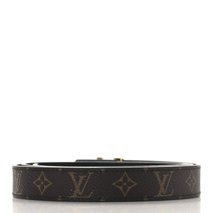 Louis Vuitton Calfskin Monogram 20mm LV Iconic Reversible Belt Black 2 of 5