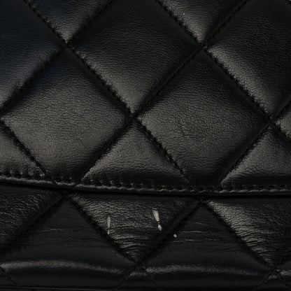 Chanel Lambskin Quilted XL Jumbo Single Flap Black 12 of 12