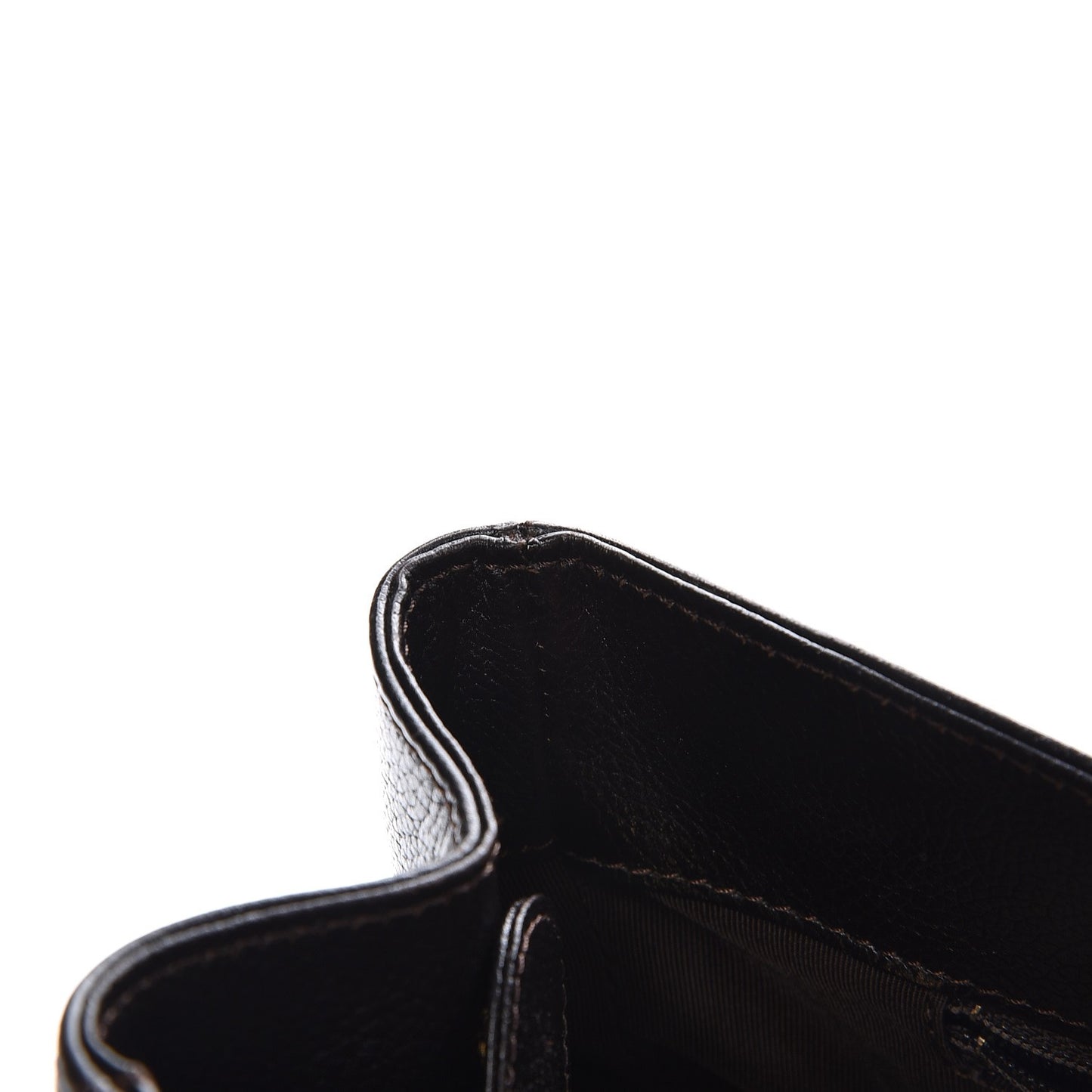 Calfskin Cerf Executive Shopper Tote Dark Brown