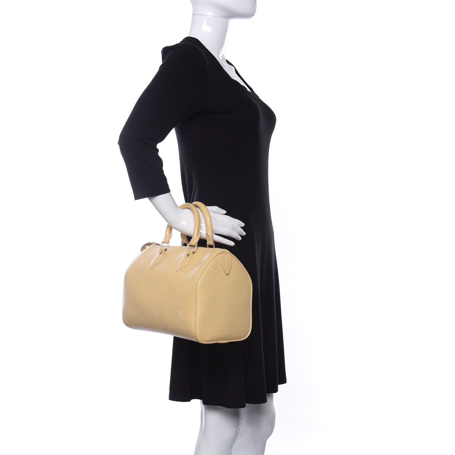 Louis Vuitton Epi Speedy 25 Vanilla 2 of 8