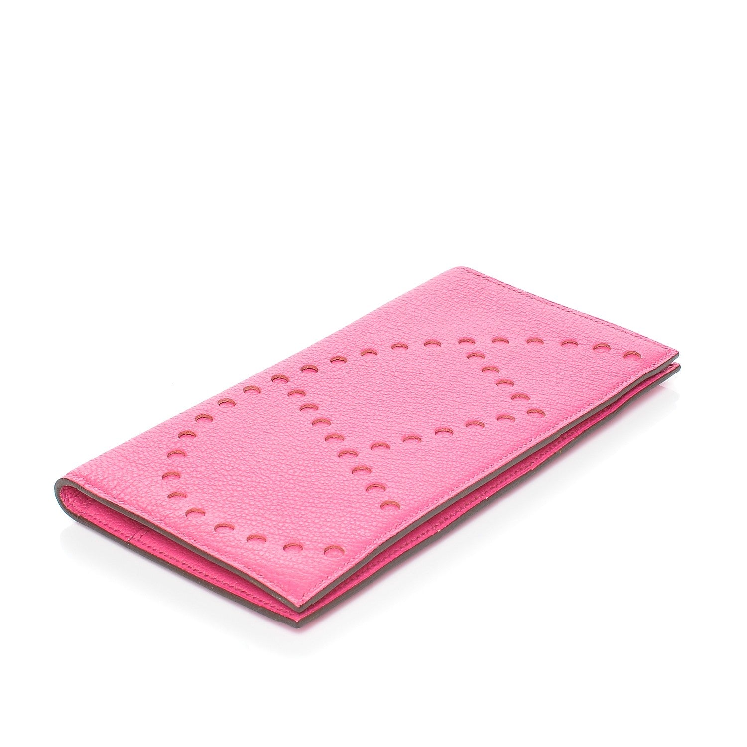 Hermes Chevre Mysore Evelyne Long Wallet Rose Tyrien 5 of 10
