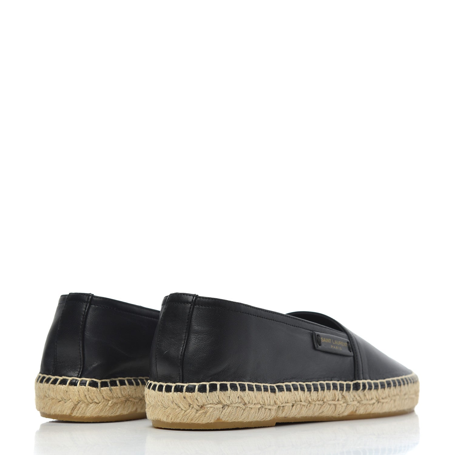 Saint Laurent Lambskin Mens Espadrilles 40.5 Black 4 of 16