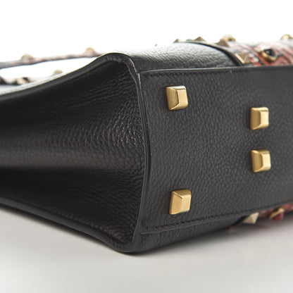 Valentino Garavani Alce Tribal Medium My Rockstud Frame Bag Black 7 of 9