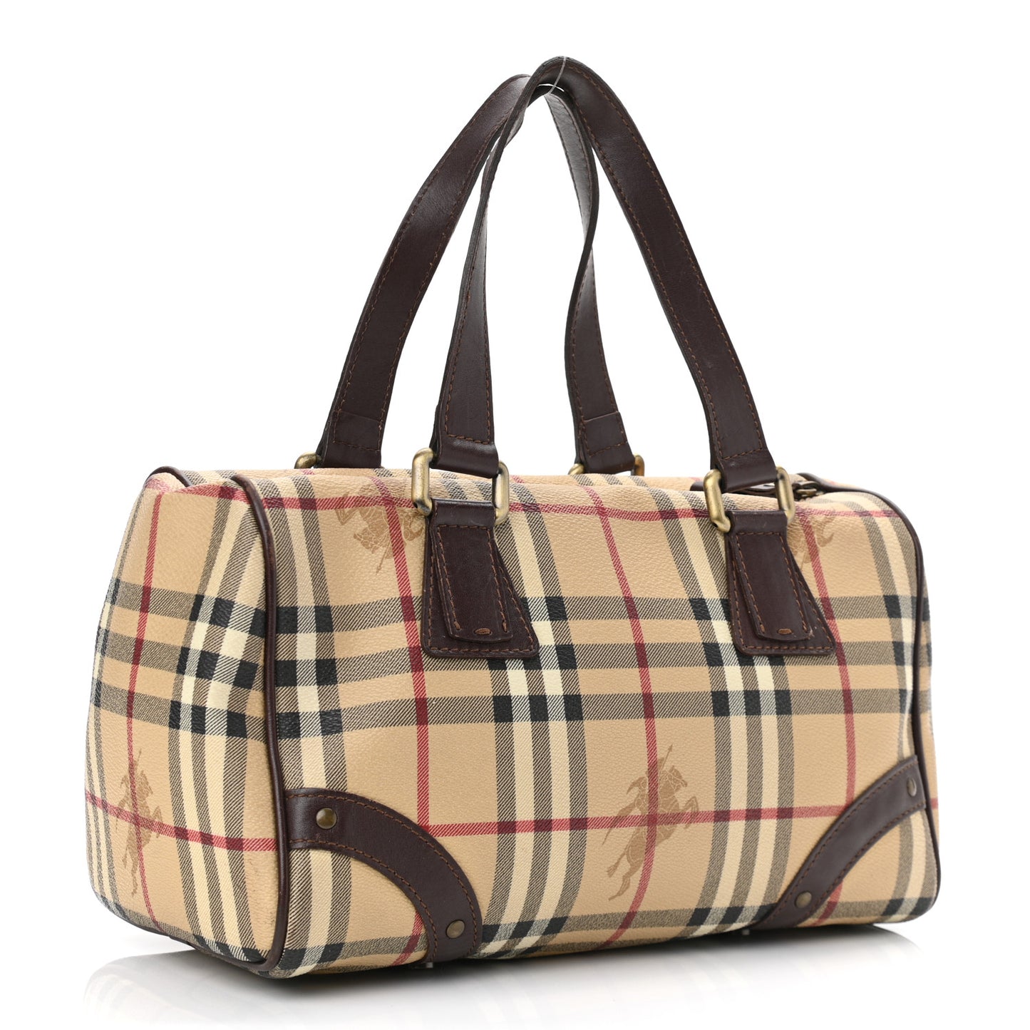 Haymarket Check Studded Bowler Brown