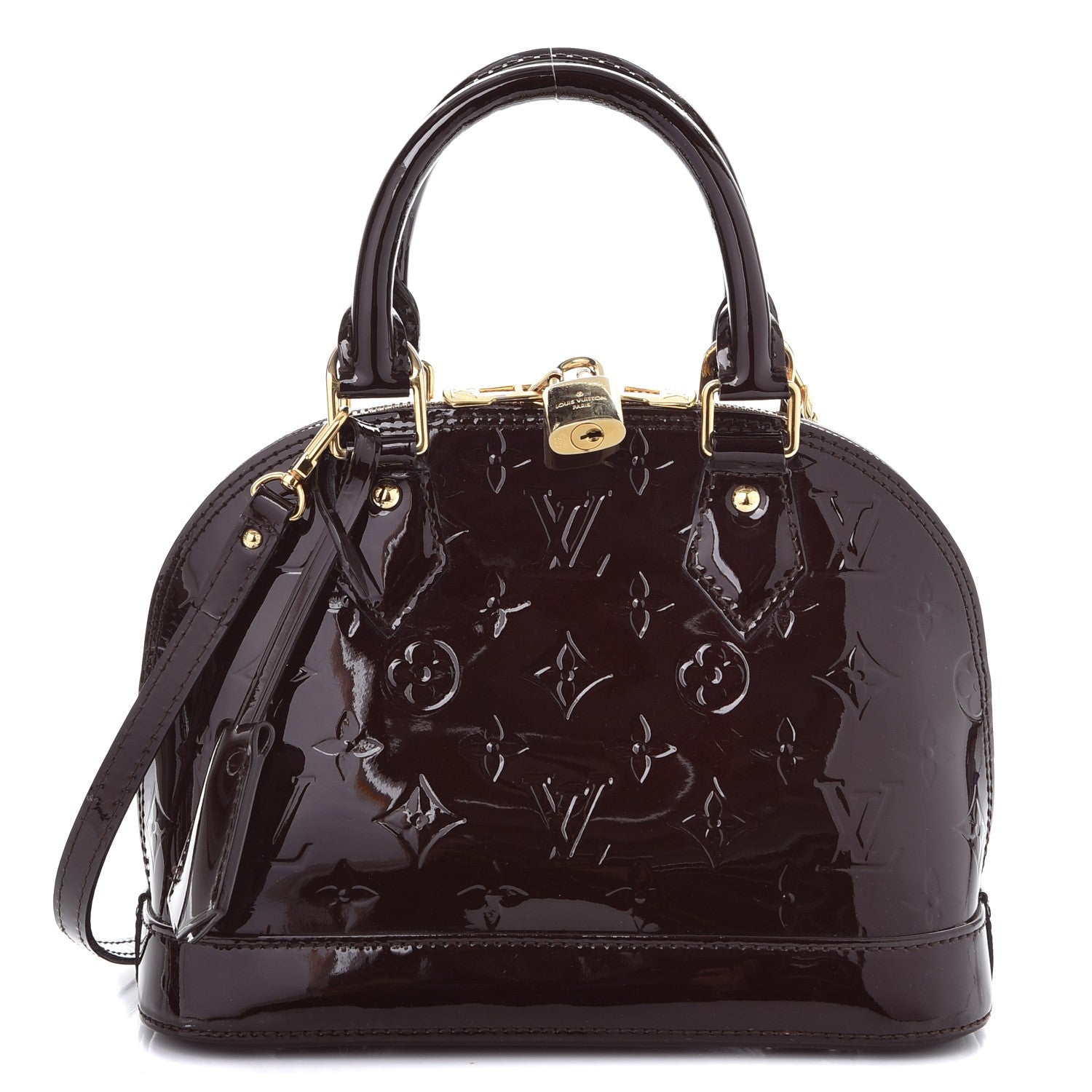 Louis Vuitton Vernis Alma BB Amarante 1 of 7