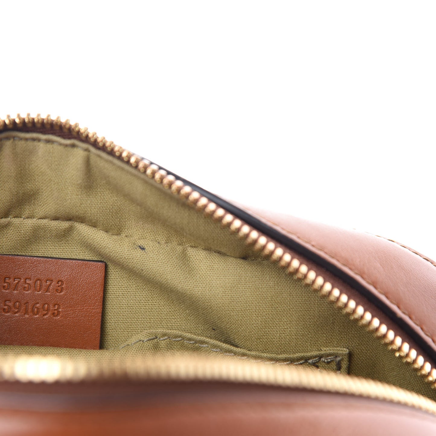 Vintage Canvas Web Shoulder Bag Sand Cuir