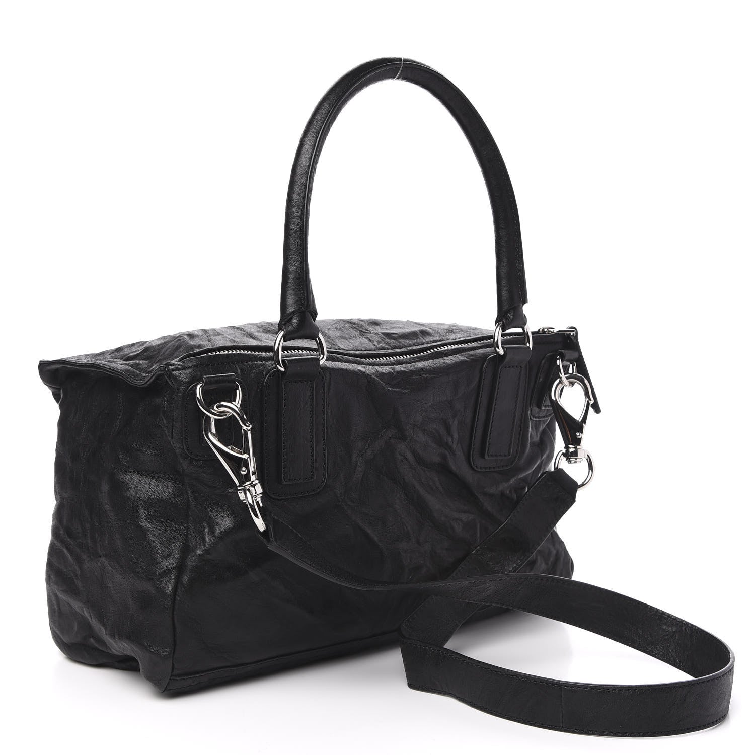 Givenchy Tumbled Sheepskin Medium Pandora Black 3 of 10