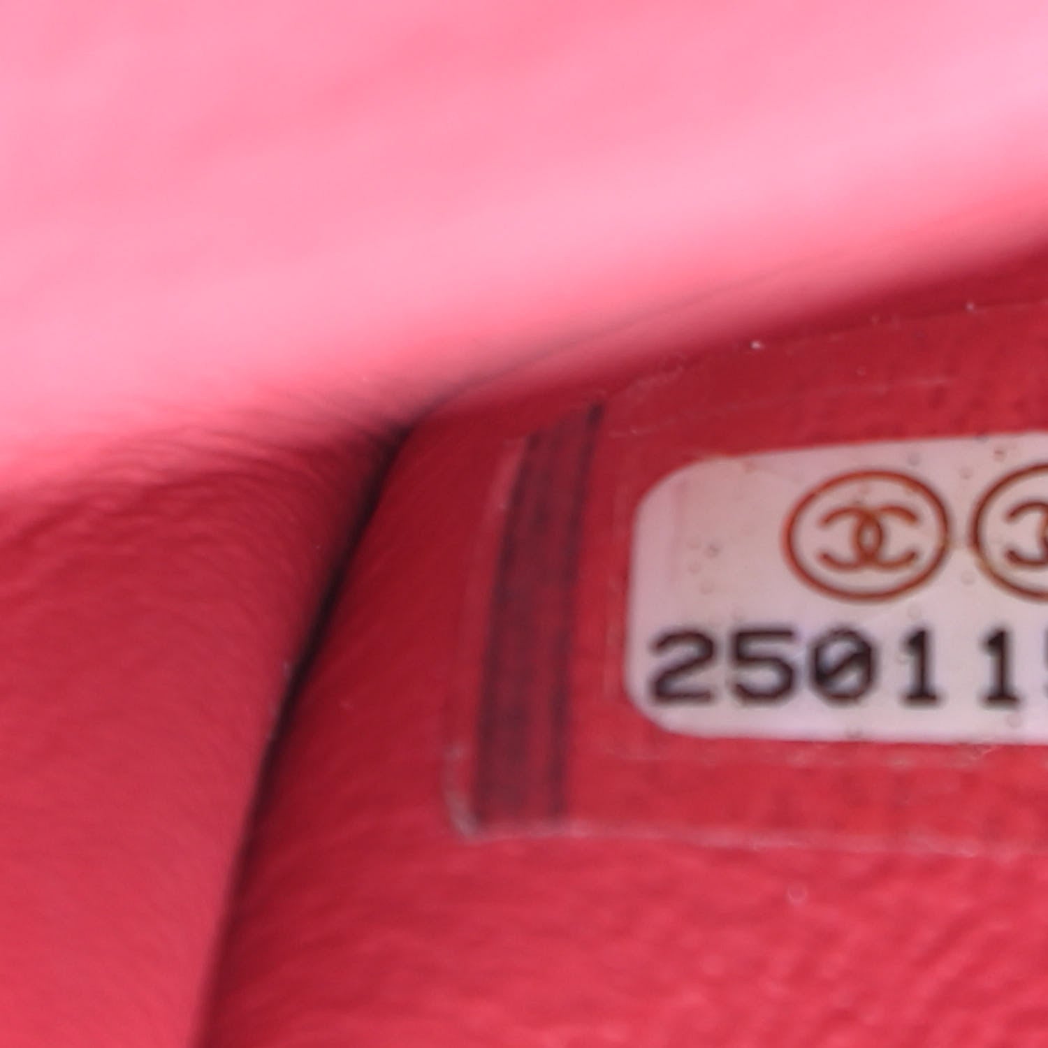 Chanel Caviar Chevron Quilted Mini Rectangular Flap Red 7 of 9