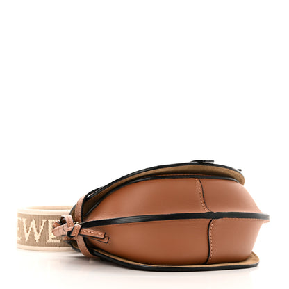 Loewe Calfskin Jacquard Mini Gate Dual Bag Tan 4 of 9