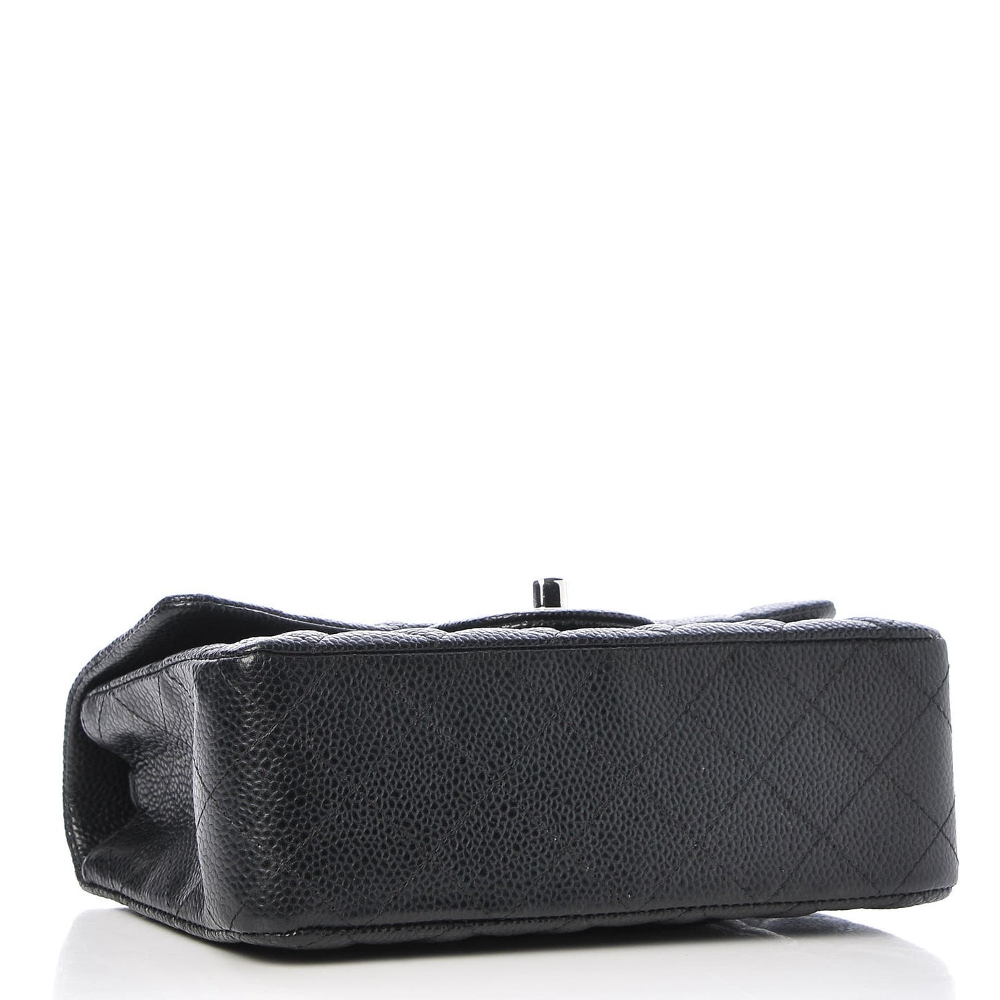 Caviar Quilted Mini Rectangular Flap Black