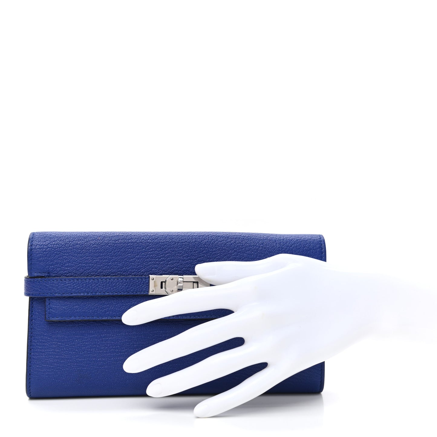 Chevre Mysore Kelly Longue Wallet Bleu Electrique