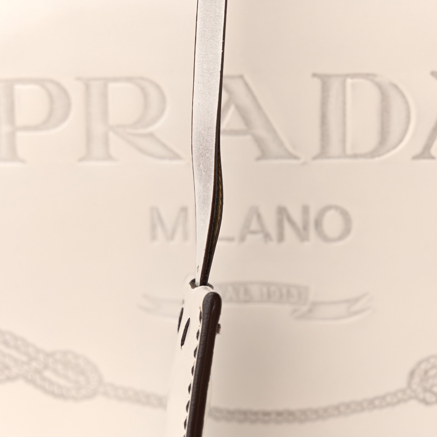 Prada Spazzolato Logo Print Framed Bag Quarzo 12 of 14