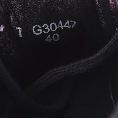 Chanel Tweed Lambskin Runway Sneakers 40 Black Multicolor 7 of 7