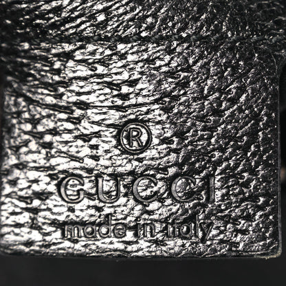 Gucci Monogram Anita Bamboo Top Handle Bag Black 6 of 9