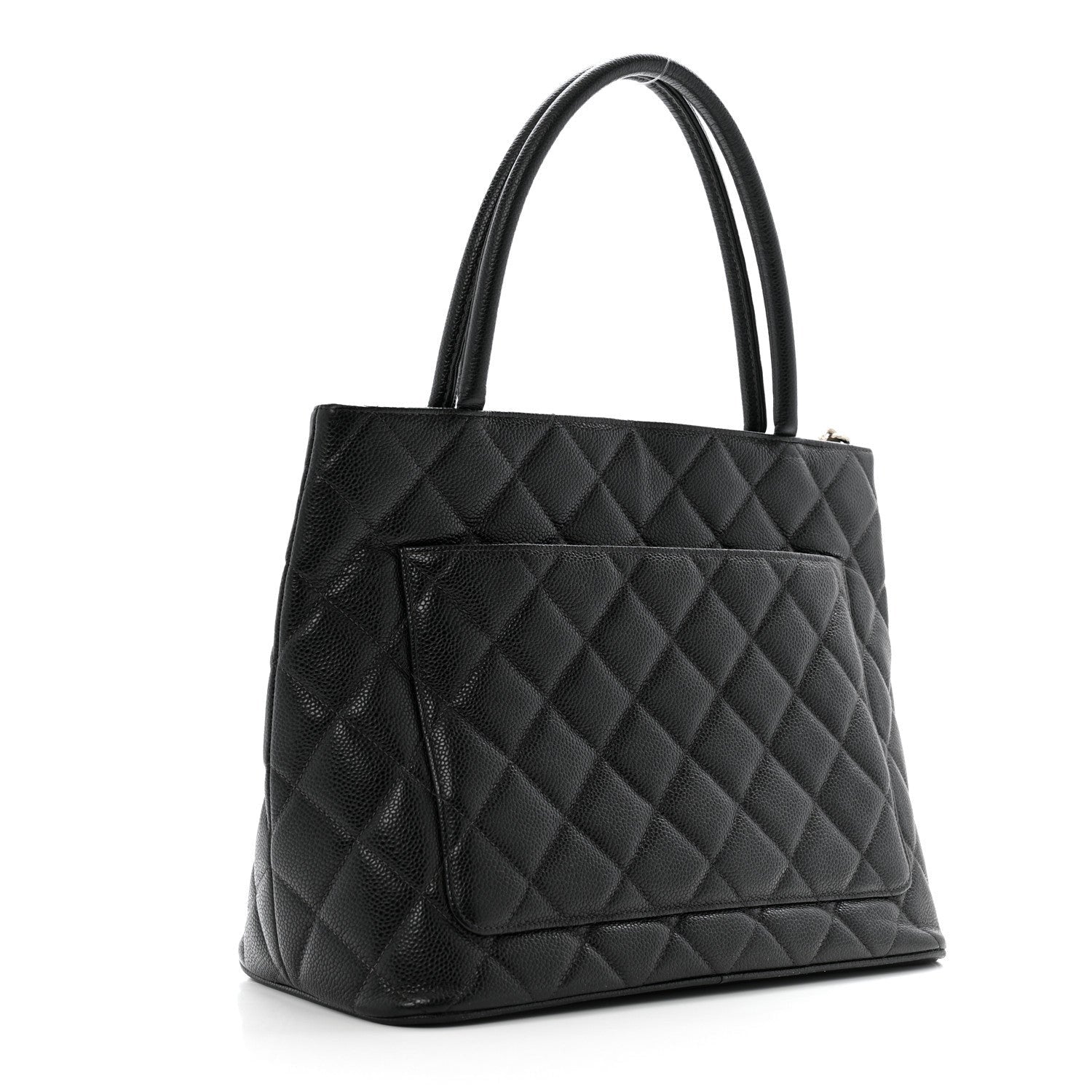 Chanel Caviar Quilted Medallion Tote Black 3 of 7