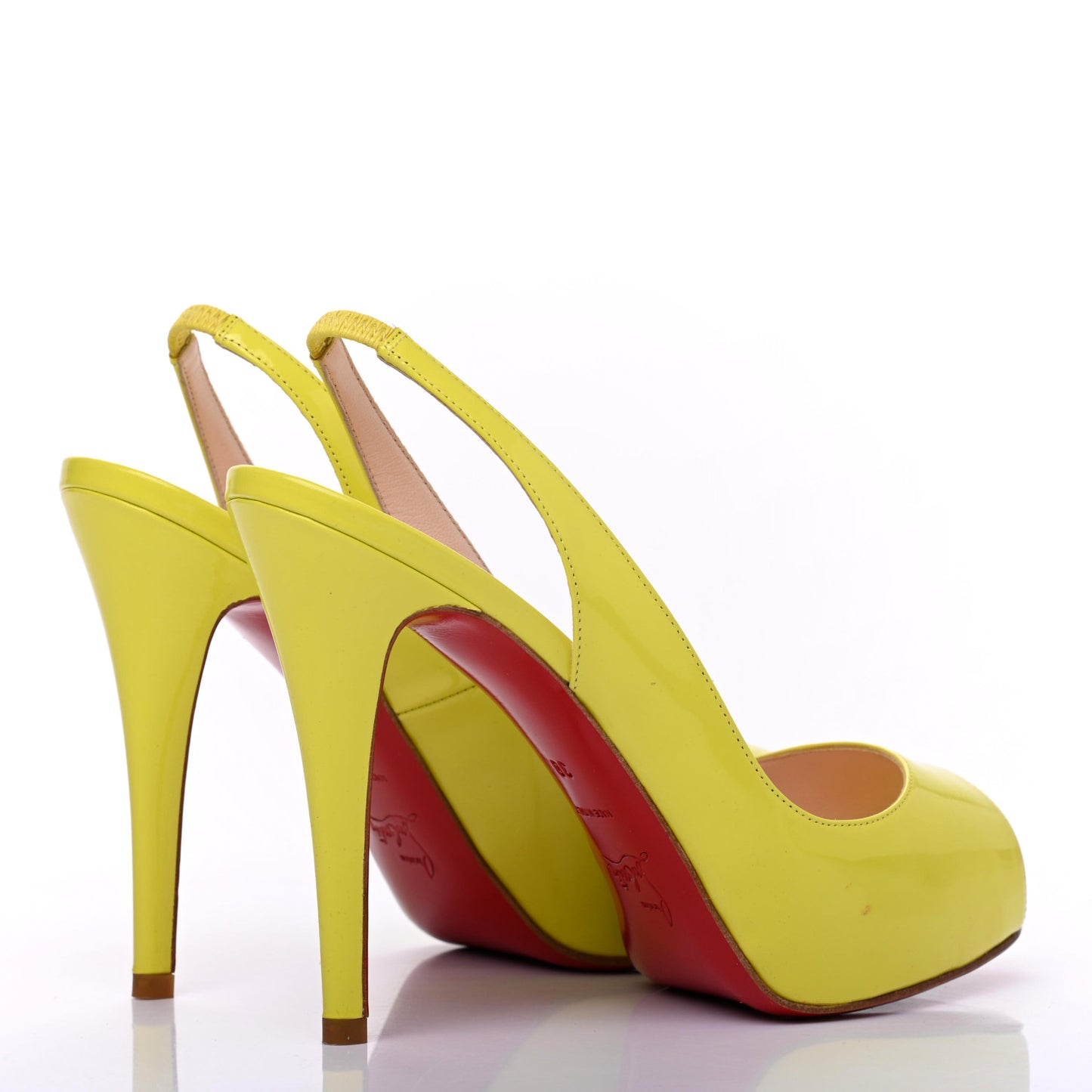 Patent No Prive 100 Pumps 38 Lemon