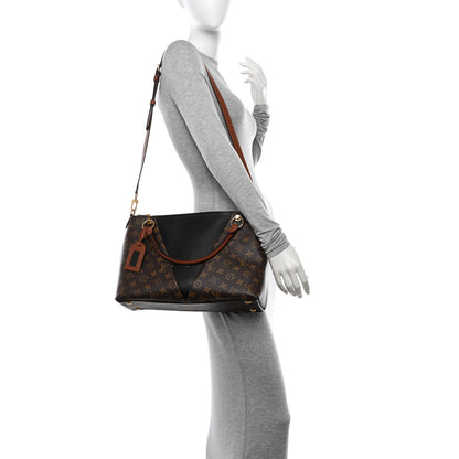 Louis Vuitton Monogram V Tote MM Black 3 of 10