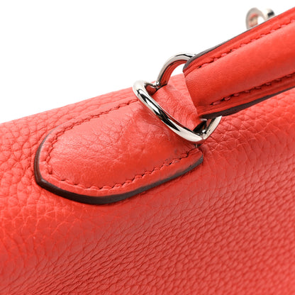 Hermes Taurillon Clemence Kelly Retourne 35 Capucine 12 of 15